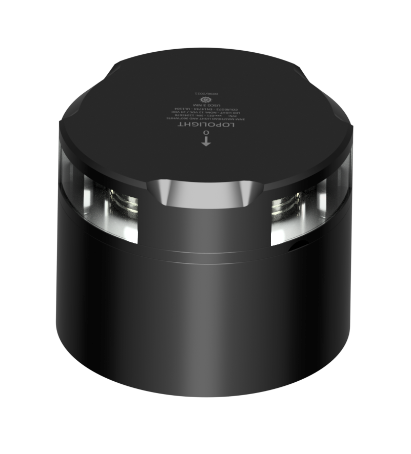 3nm Masthead/360° White, black w/Conn & Alu-baseCD 3nm Masthead/360° White, black w/Conn & Alu-baseCD